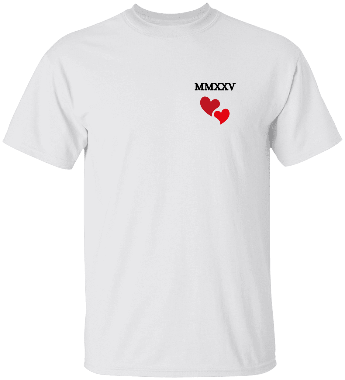 MMXXV Love Hearts Cotton Tee